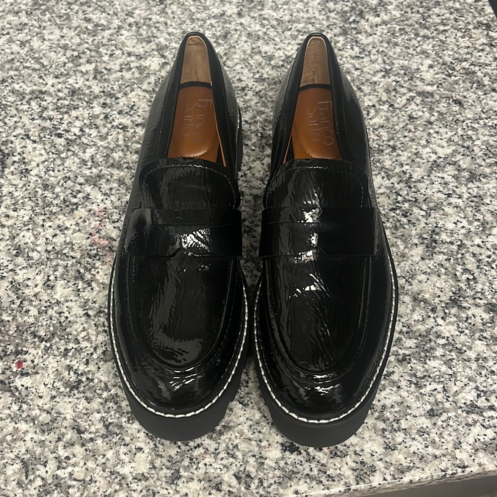 Franco Sarto Loafers (Black - Size 8.5) - Never Worn!